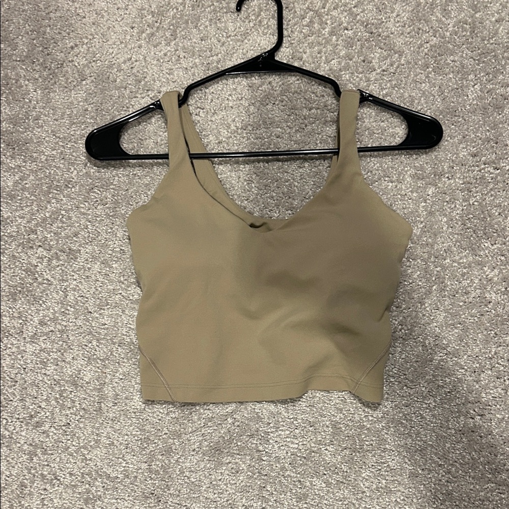 Lululemon Athletica Olive Tank Top